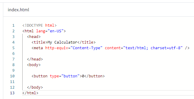 Web editor with new HTML code